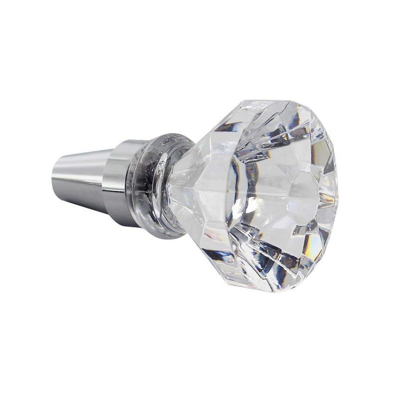 Sakali Crystal Diamond Shape Car Gear Stick Shift Shifter Knob Universal fit for Most Manual Transmission or Automatic Transmission Without Lock Button - Image 1